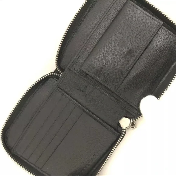 BVLGARI Logo Mania Canvas Bifold Wallet - Picture 5 of 7